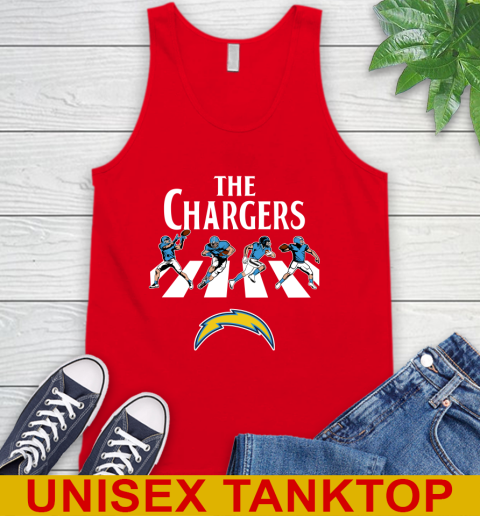 NFL Football Los Angeles Chargers The Beatles Rock Band Shirt Tank Top 5