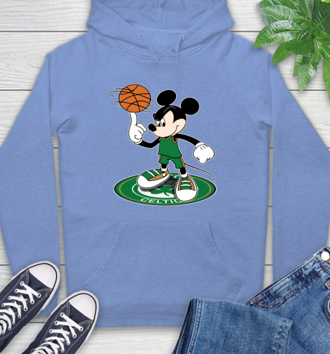 NBA Basketball Boston Celtics Cheerful Mickey Disney Shirt Hoodie 12