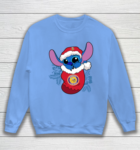 Minnesota Vikings Christmas Stitch In The Sock Funny Disney NFL Sweatshirt 9