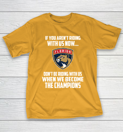 NHL Florida Panthers Hockey We Become The Champions T-Shirt 2
