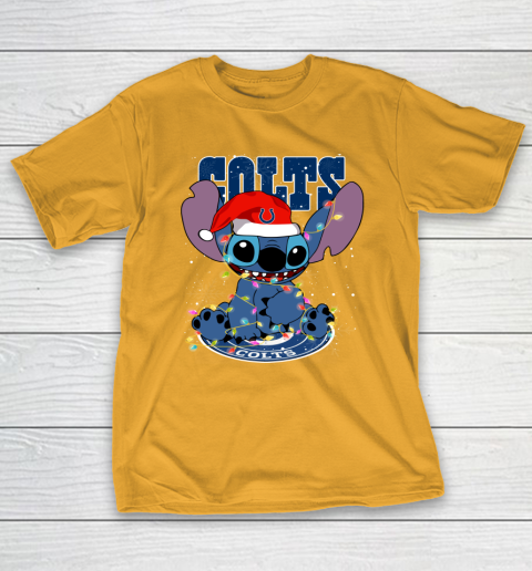 Indianapolis Colts NFL Football noel stitch Christmas T-Shirt 2