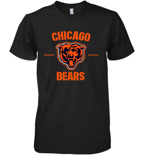 Nike Chicago Bears Tan 2019 Salute to Service Sideline Therma Pullover Premium Men's T-Shirt