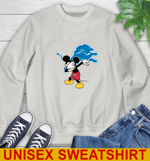 Detroit Lions NFL Football Dabbing Mickey Disney Sports Sweatshirt 12