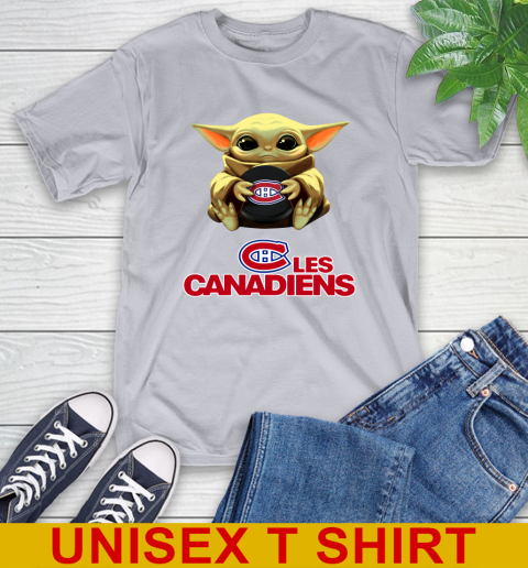 NHL Hockey Montreal Canadiens Star Wars Baby Yoda Shirt 6