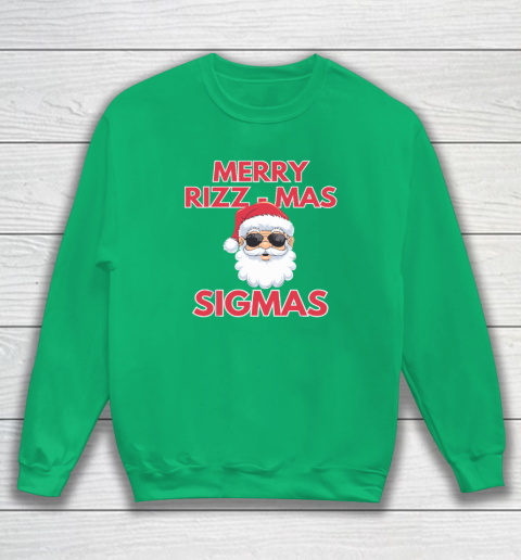 Merry Rizz Mas Sigmas Gen Alpha Middle School Christmas Sweatshirt 4