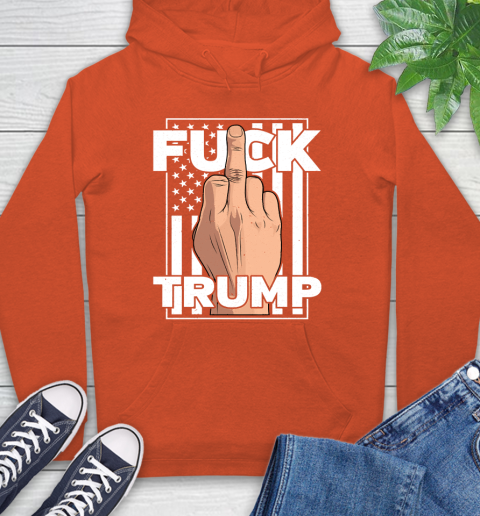Fuck Trump Middle Finger Anti Republican T Shirt 16