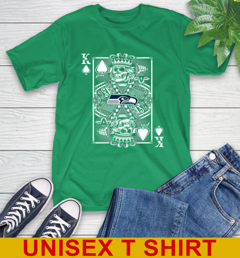 Seattle Seahawks NFL Football The King Of Spades Death Cards Shirt T-Shirt 8 Seattle Seahawks NFL Football The King Of Spades Death Cards Shirt T-Shirt - Image 8