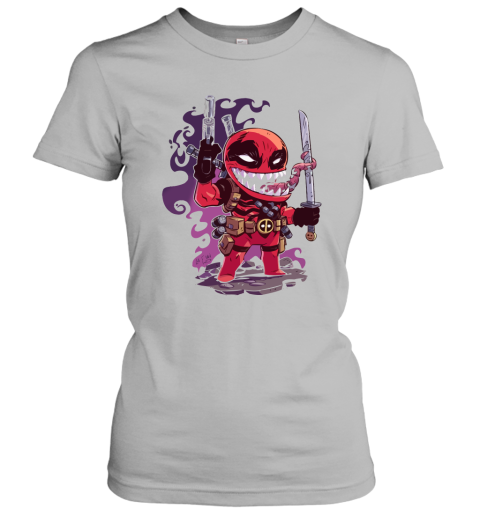 wubl venompool deadpool x venom mashup shirts ladies t shirt 20 front sport grey