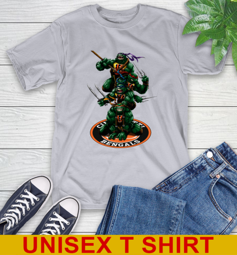 NFL Football Cincinnati Bengals Teenage Mutant Ninja Turtles Shirt T-Shirt 6