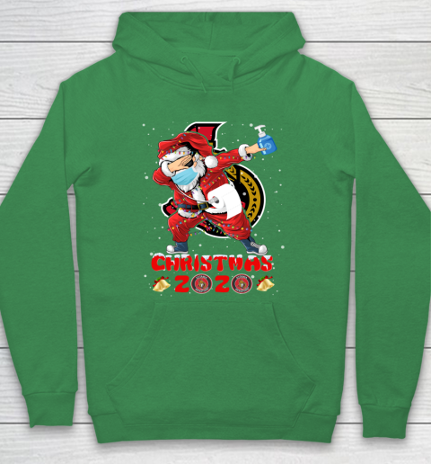 Ottawa Senators Funny Santa Claus Dabbing Christmas 2020 NHL Hoodie 5