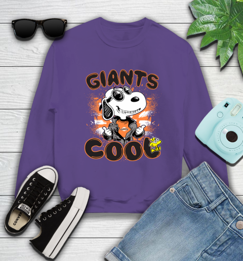 MLB Baseball San Francisco Giants Cool Snoopy Shirt Sweatshirt 4
