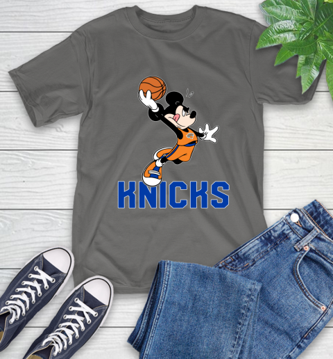 NBA Basketball New York Knicks Cheerful Mickey Mouse Shirt T-Shirt 10