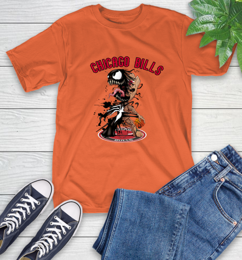 NBA Chicago Bulls Basketball Venom Groot Guardians Of The Galaxy T-Shirt 5