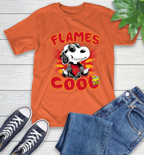 NHL Hockey Calgary Flames Cool Snoopy Shirt T-Shirt 4