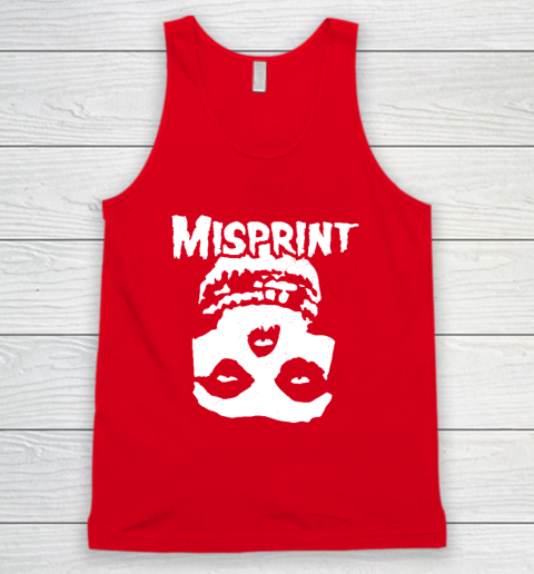 Misprint Skull Funny Misfit Tank Top - Image 5