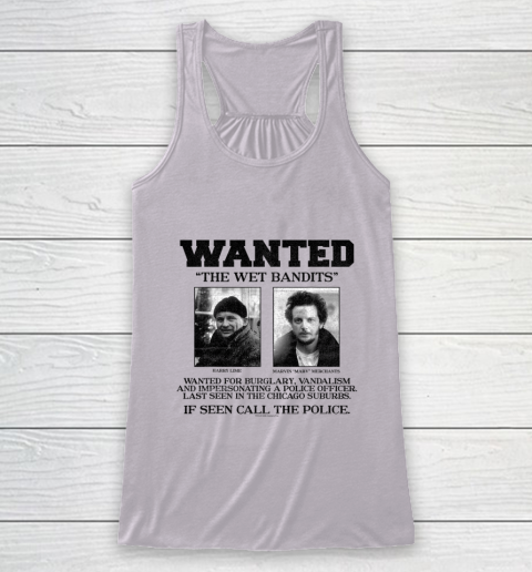 Home Alone Wanted The Wet Bandits Racerback Tank 3