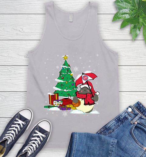 Detroit Pistons NBA Basketball Cute Tonari No Totoro Christmas Sports Tank Top 3