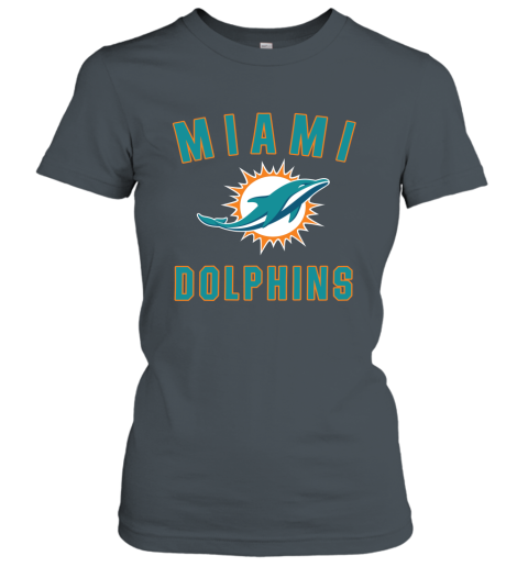 Miami Dolphins NFL Pro Line by Fanatics Branded Aqua Vintage Victory Women's T-Shirt