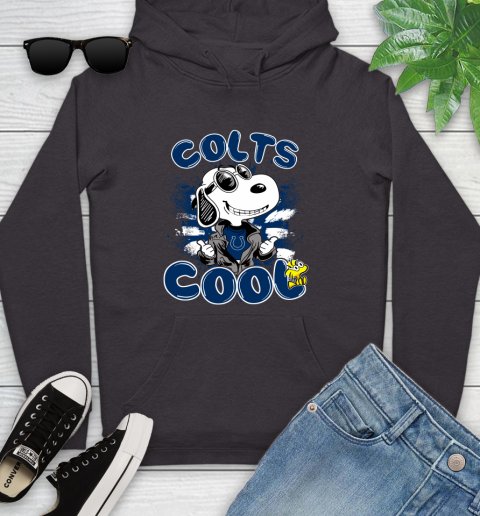 NFL Football Indianapolis Colts Cool Snoopy Shirt Youth Hoodie - Image 7