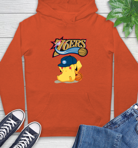 NBA Pikachu Basketball Sports Philadelphia 76ers Hoodie 5