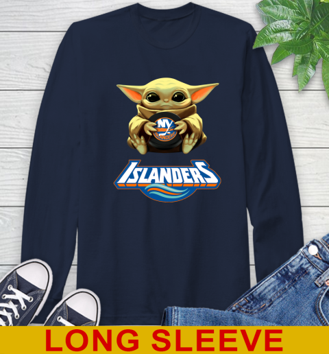 NHL Hockey New York Islanders Star Wars Baby Yoda Shirt 61