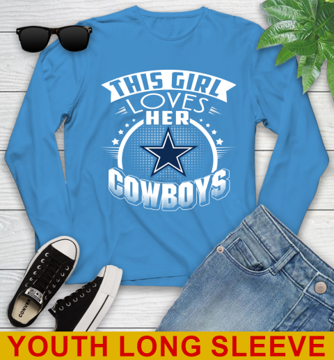 Dallas Cowboys NFL Football This Girl Loves Her Team 124