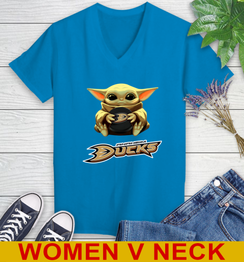 NHL Hockey Anaheim Ducks Star Wars Baby Yoda Shirt 84