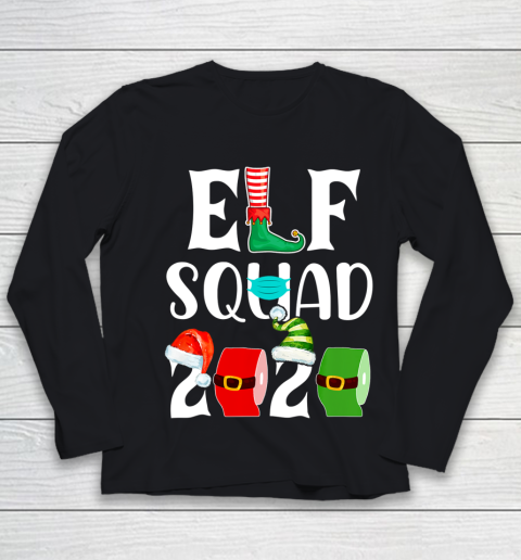 Elf Squad Quarantine Christmas 2020 Family Matching Xmas Youth Long Sleeve