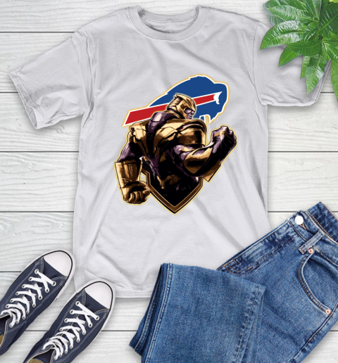 NFL Thanos Avengers Endgame Football Sports Buffalo Bills T-Shirt 12