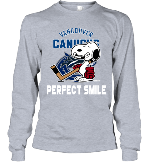 NHL Vancouver Canucks Snoopy Perfect Smile The Peanuts Movie