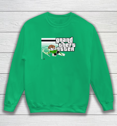 Jake Oettinger Grand Theft Otter Dallas Hockey Sweatshirt