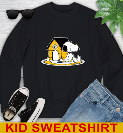 NBA Basketball Indiana Pacers Snoopy The Peanuts Movie Shirt Youth Sweatshirt 2