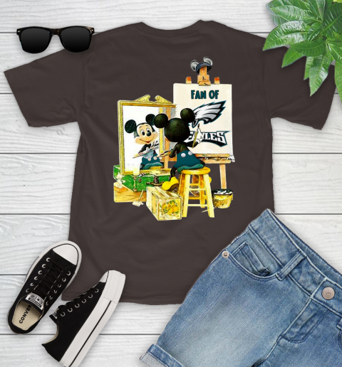 NFL Football Philadelphia Eagles Mickey Drawing Shirt 99