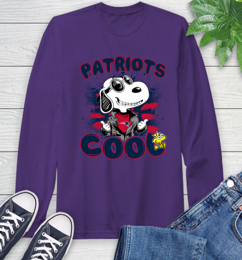 NFL Football New England Patriots Cool Snoopy Shirt Long Sleeve T-Shirt 5