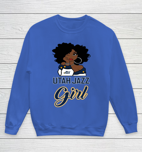 Utah Jazz Girl NBA Youth Sweatshirt 8