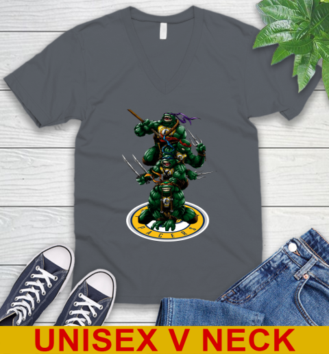 NBA Basketball Indiana Pacers Teenage Mutant Ninja Turtles Shirt V-Neck T-Shirt 5