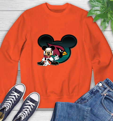 NFL Arizona Cardinals Mickey Mouse Disney Football T Shirt Sweatshirt 4