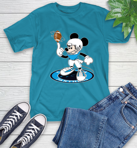 NFL Football Carolina Panthers Cheerful Mickey Disney Shirt T-Shirt 9