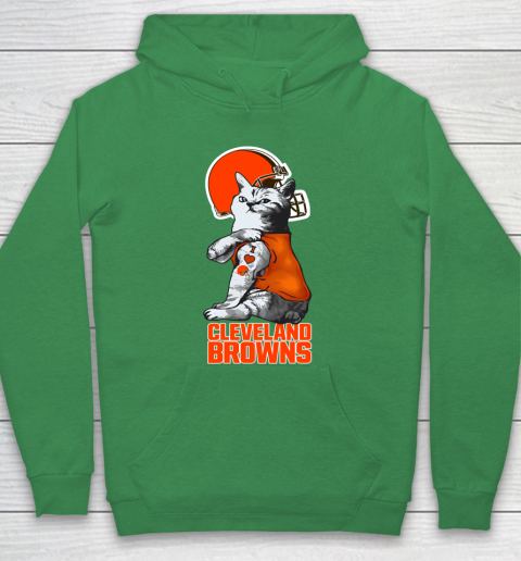 NFL Football My Cat Loves Cleveland Browns Hoodie 5