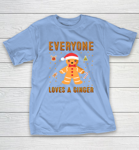 Everyone Loves A Ginger Funny Christmas T-Shirt 10