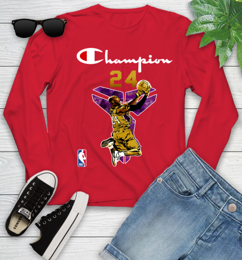 Kobe Bryant Champion Black Mamba 24 Shirt 122