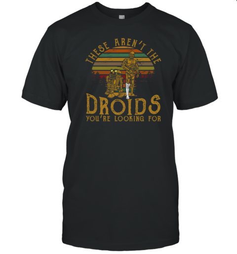 Mens Star Wars These Aren't The Droids You're Looking For Graphic T-Shirt