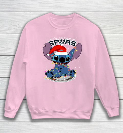 San Antonio Spurs NBA noel stitch Basketball Christmas Sweatshirt 5