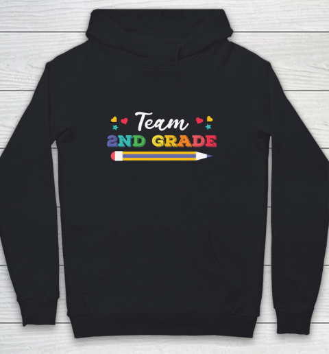 Back To School Shirt Team 2nd grade 1 Youth Hoodie