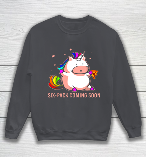 Unicorn Six Pack Funny Cute Shirt Coming Soon Fat Unicorn Sweatshirt 4