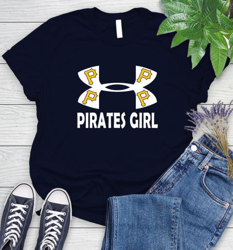 MLB Pittsburgh Pirates Under Armour Baseball Sports Women's T-Shirt 2