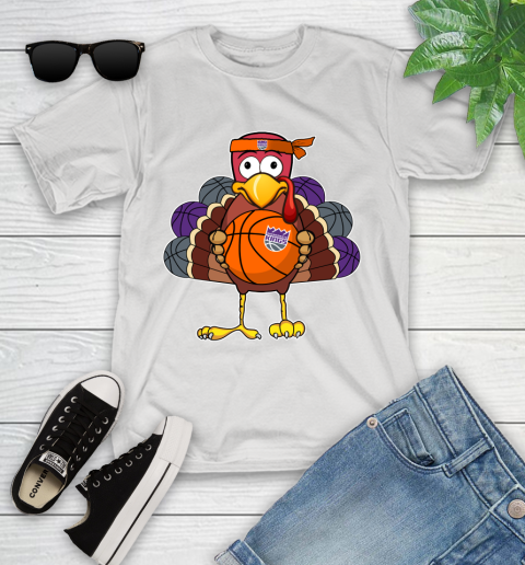 Sacramento Kings Turkey thanksgiving day Youth T-Shirt
