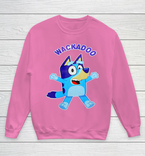 Wackadoo Blueys Love Fathers Day Gift Youth Sweatshirt 3