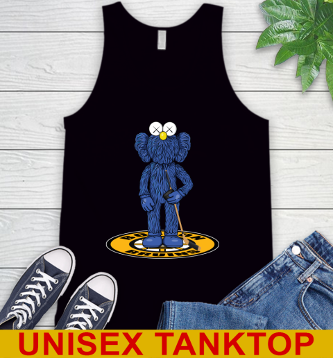 NHL Hockey Boston Bruins Kaws Bff Blue Figure Shirt Tank Top 2