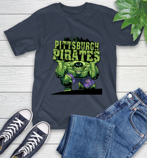 Pittsburgh Pirates MLB Baseball Incredible Hulk Marvel Avengers Sports T-Shirt 4